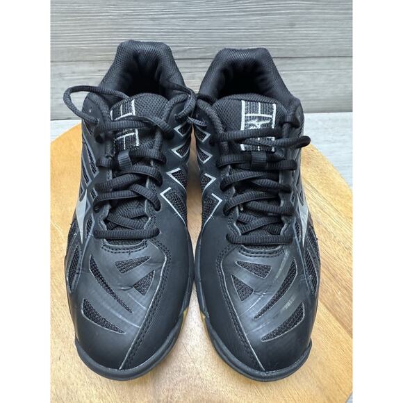 Mizuno Wave Women's Hurricane 3 Shoes Black w/ Silver Lace Up Size 8 - Picture 4 of 10